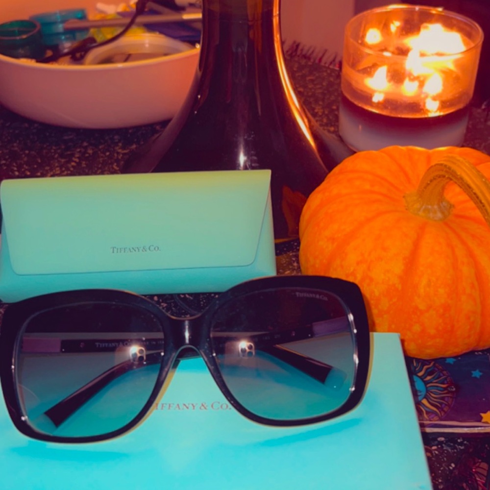 Original Tiffany & Co. T-Shaped Square Sunglasses. Tinted lenses.